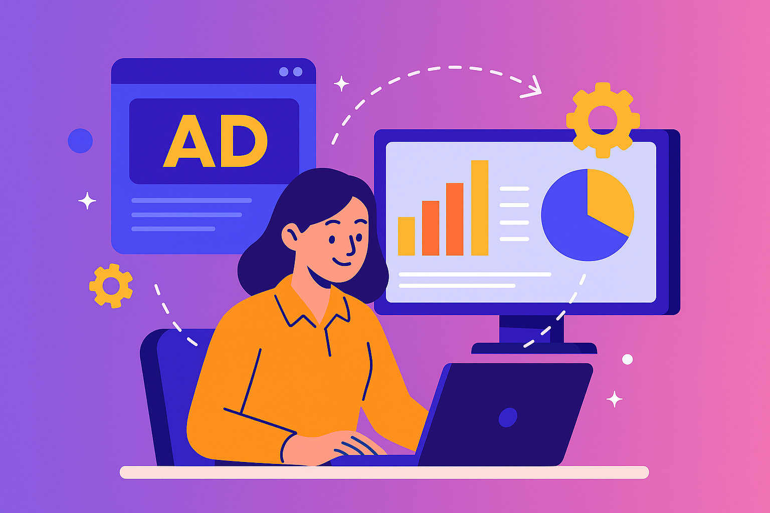Illustration symbolique de la publicité programmatique